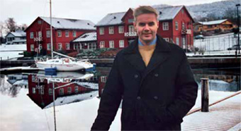 Petter Aalvik outside Omega offices